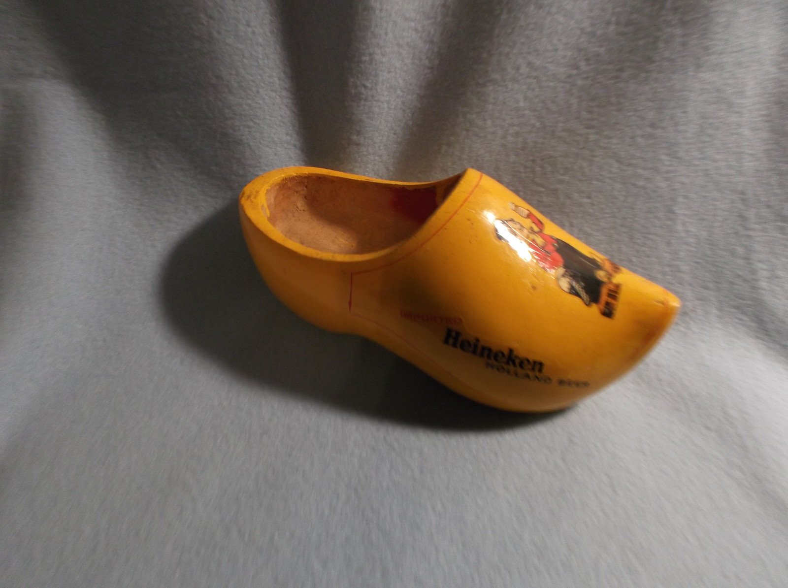 Vintage Heineken Beer Wooden Advertising Dutch Wooden Shoe HTF