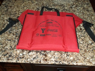 COKE STADIUM CUSHION LARGE COCA COLA RED NEW SODA ADVERTISING SEAT GOLF CLASSIC