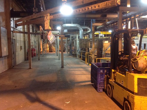 Industrial Paint Line Conveyor System