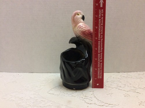 Vintage Pink Parrot Planter California Pottery #338 FREE Shipping