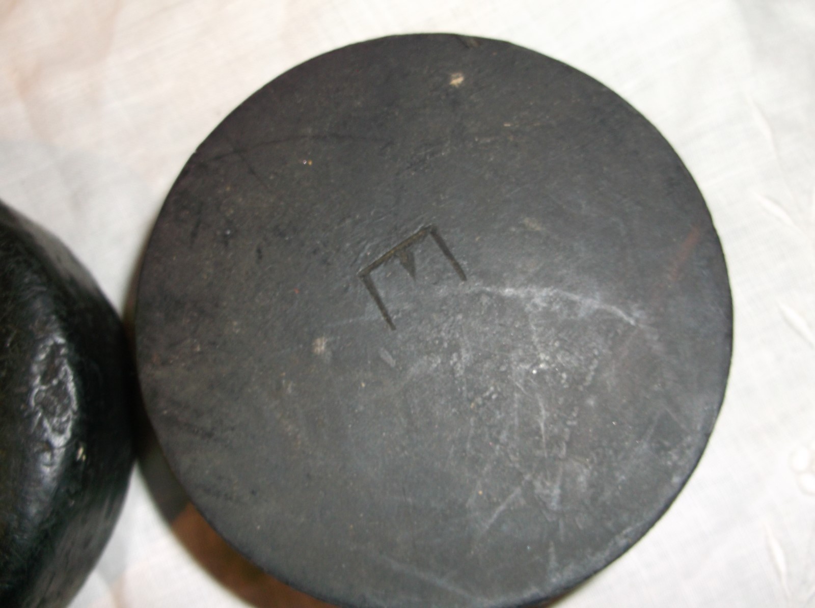 Vintage NHL Official  Hockey Puck With Two Unmarked Hockey Pucks