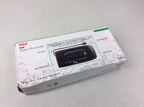 VHS Vintage RCA Video Cassette Rewinder Electric NEW
