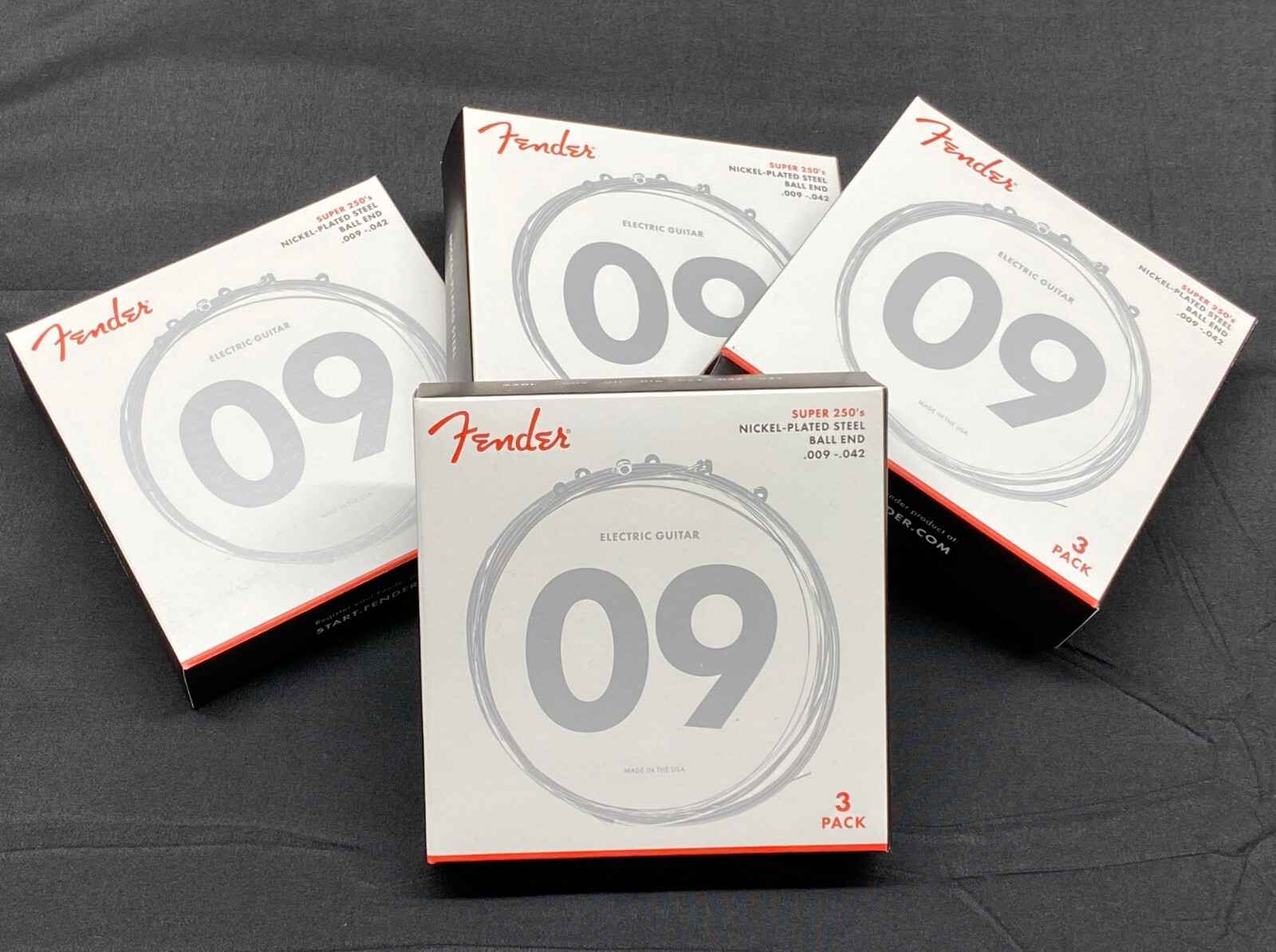 12-Pack Fender Super 250's 250L Light Electric Guitar