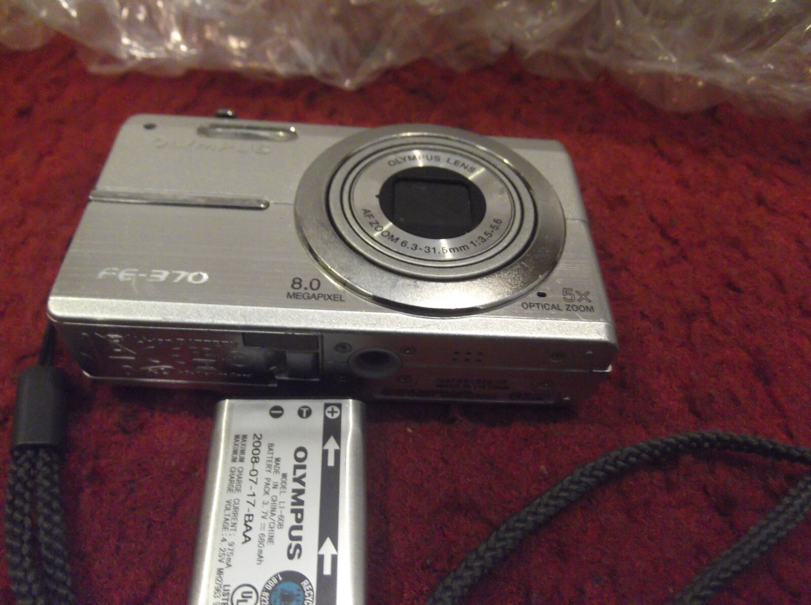 Olympus FE-Series FE-370 8.0MP 5x Digital Camera - Silver | eBay Olympus FE-Series FE-370 8.0MP 5x Digital Camera - Silver | eBay