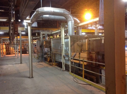 Industrial Paint Line Conveyor System