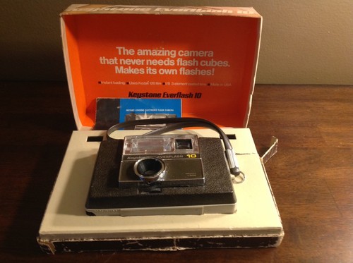 Vintage Keystone Everflash 10 In Original Box with Instructions (c. 1971)