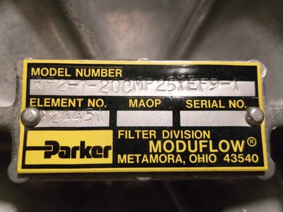 PARKER RF2-1-20CMP25 Moduflow Hydraulic Filter Housing    NEW