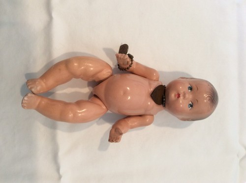 Effanbee Baby Tinyette With Clothes 1934 7” With Charms