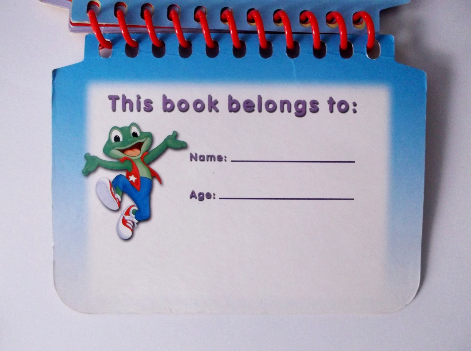 Lot Of 2  Preschool My First LeapPad Books Only