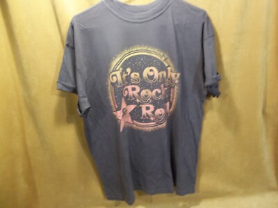 Girl Dangerous Brown T-Shirt with It's Only Rock & Roll on Front