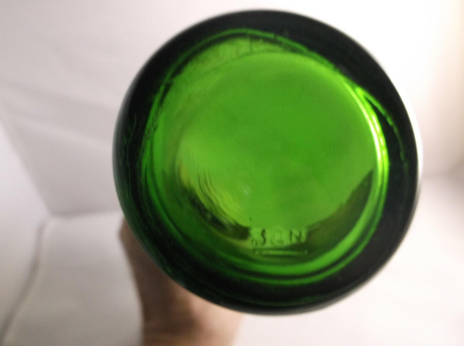 Vintage Glenwood Springs  Lime Rickey 12 1/2 oz.Bottle Augusta Me - Paper Label