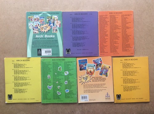Lot of 7 Arch Books Children’s Bible Stories Church Religious Christian ch