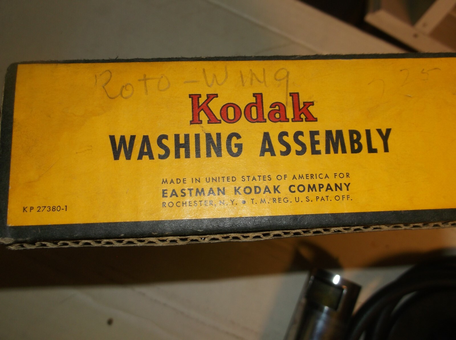 KODAK EASTMAN WASHING ASSEMBLY ROTO-WING