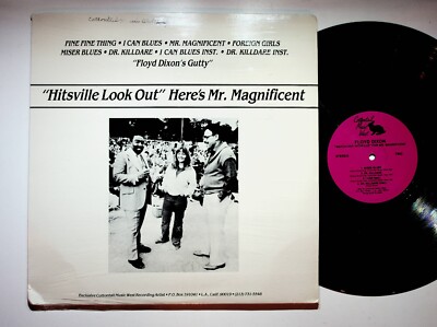 1986 Floyd Dixon Hitsville Look Out Here's Mr Magnificent Vinyl LP Record VG+