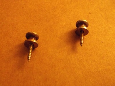 Vintage Guitar Strap Buttons w/ Screws! MIJ! Teisco Norma Kawai etc.!  #39