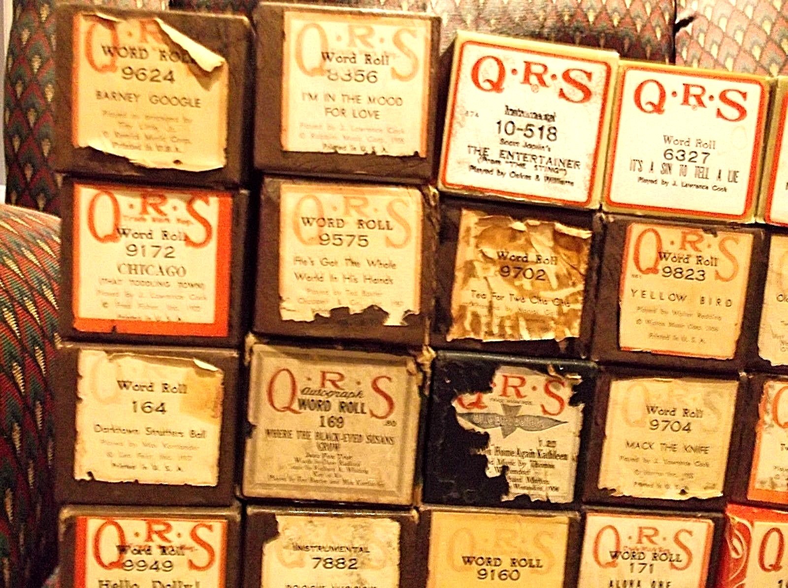 LOT OF 30 MISC QRS PLAYER PIANO ROLLS-  ALL ONE MONEY  BUY NOW! FREE SHIPPING!!