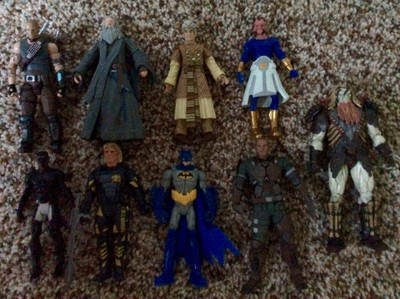 Loose Action Figure Lot Lord Of The Rings Indiana Jones Batman Halo