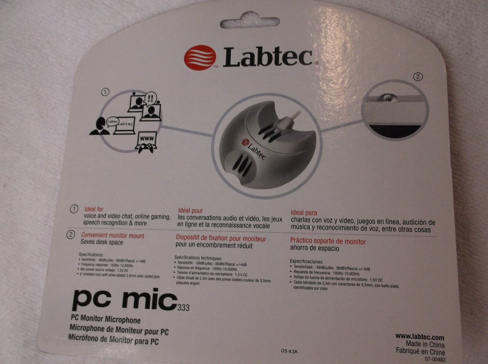 Labtec PC Mic 333 Microphone