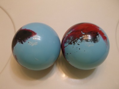 Duckpin Balls/REFINISHED/Targets/(American Ball Company)4 & 15/16