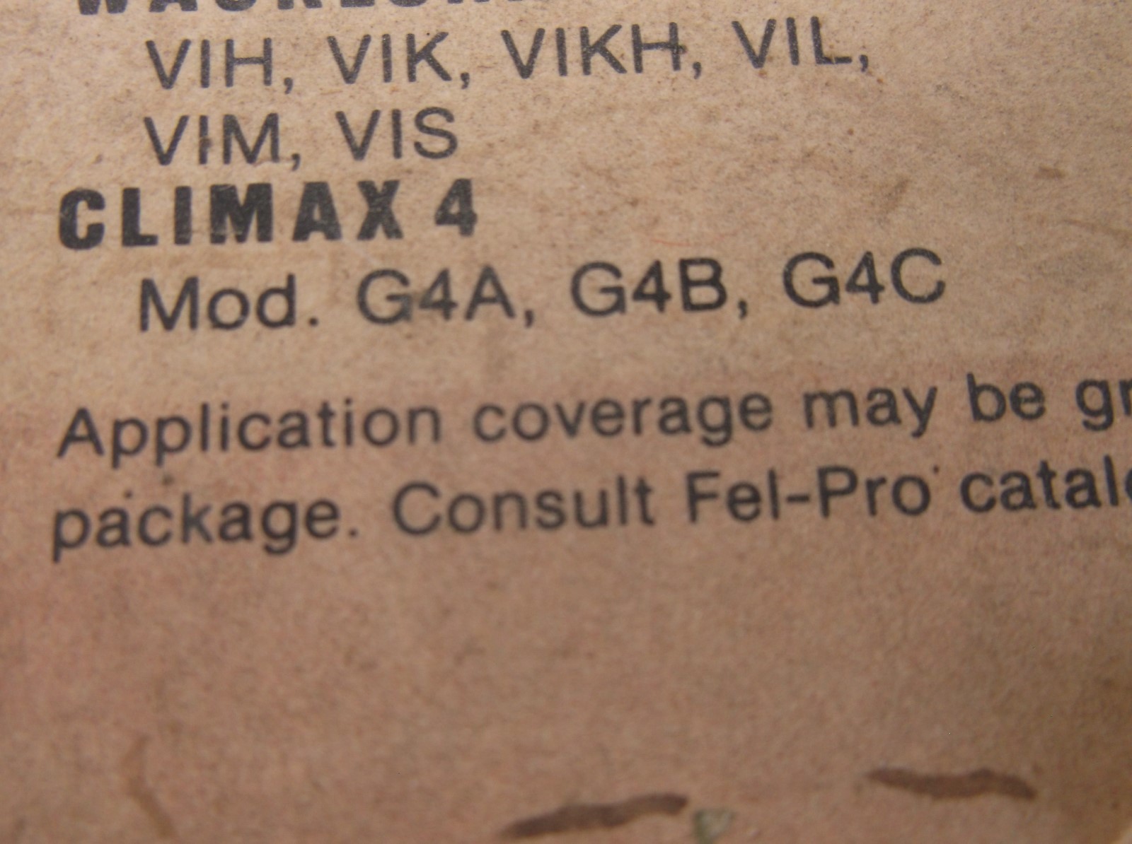 NOS FEL-PRO Full Gasket Set OLIVER 80HC 80KD 80IND PLUS