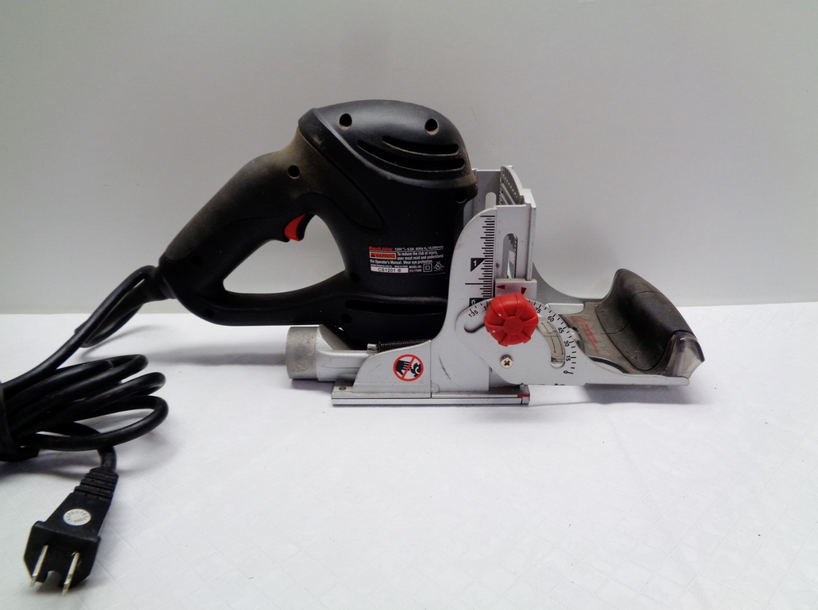 Craftsman 6.0 Amp Corded Plate Biscuit Joiner 10,000 rpm Model 315.175390 No bag