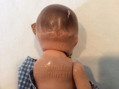 Effanbee Baby Tinyette With Clothes 1934 7” With Charms