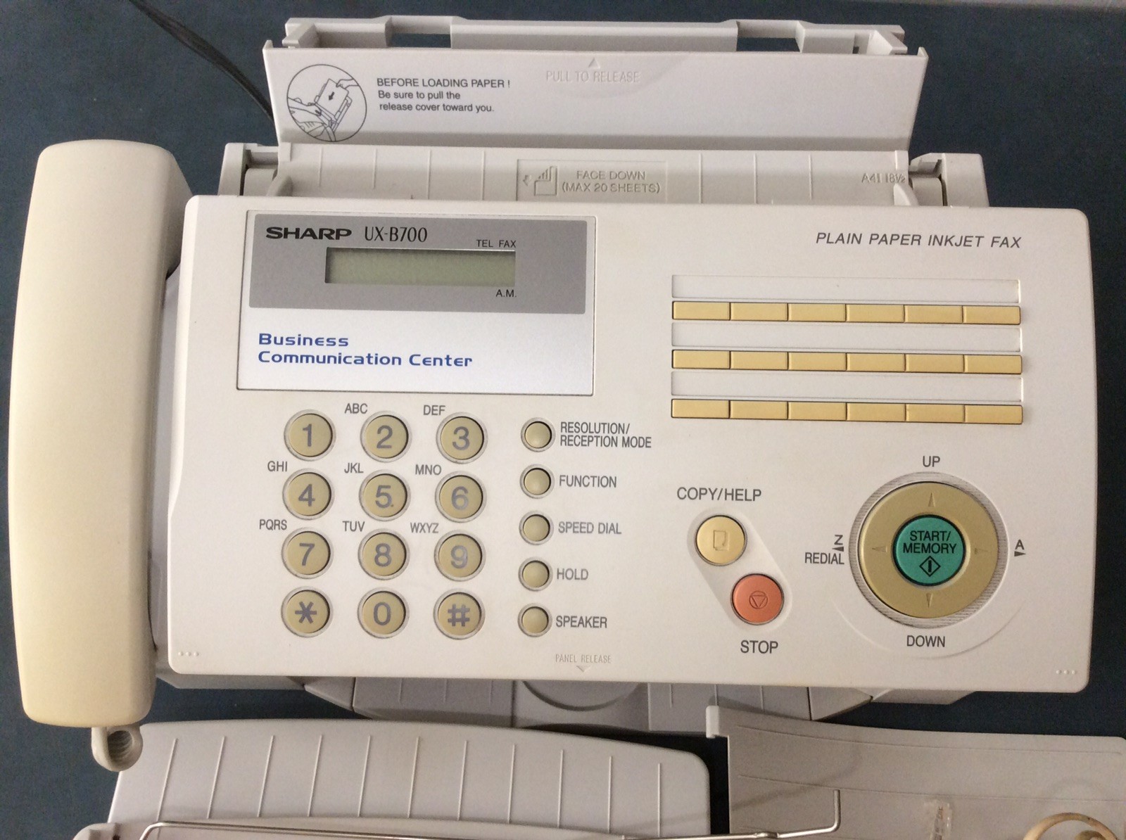 Sharp UX-B700 -  Business Inkjet Fax Machine Plain Paper Communication Center