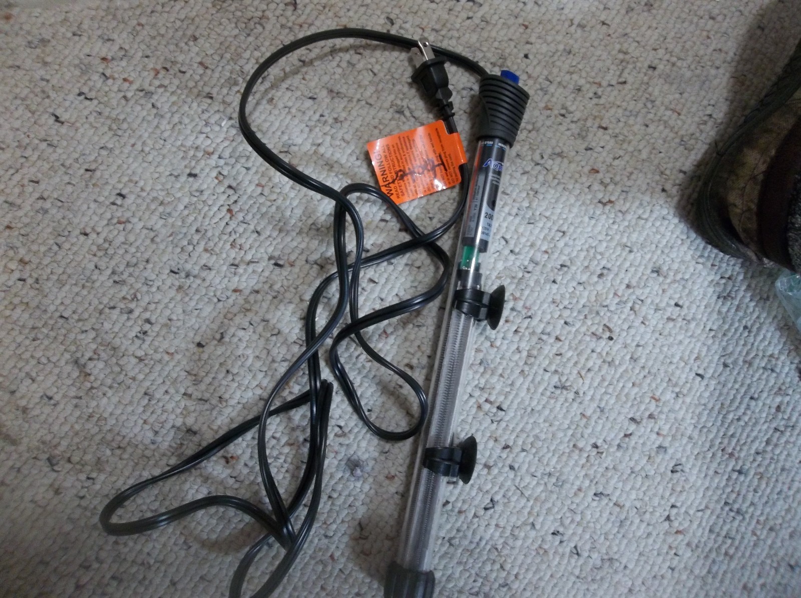 Aqueon Submersible Aquarium Heater, 200w