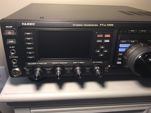 U4473 Used Yaesu FT-dx1200 100 watt HF Transceiver Extra Nice Ham Radio