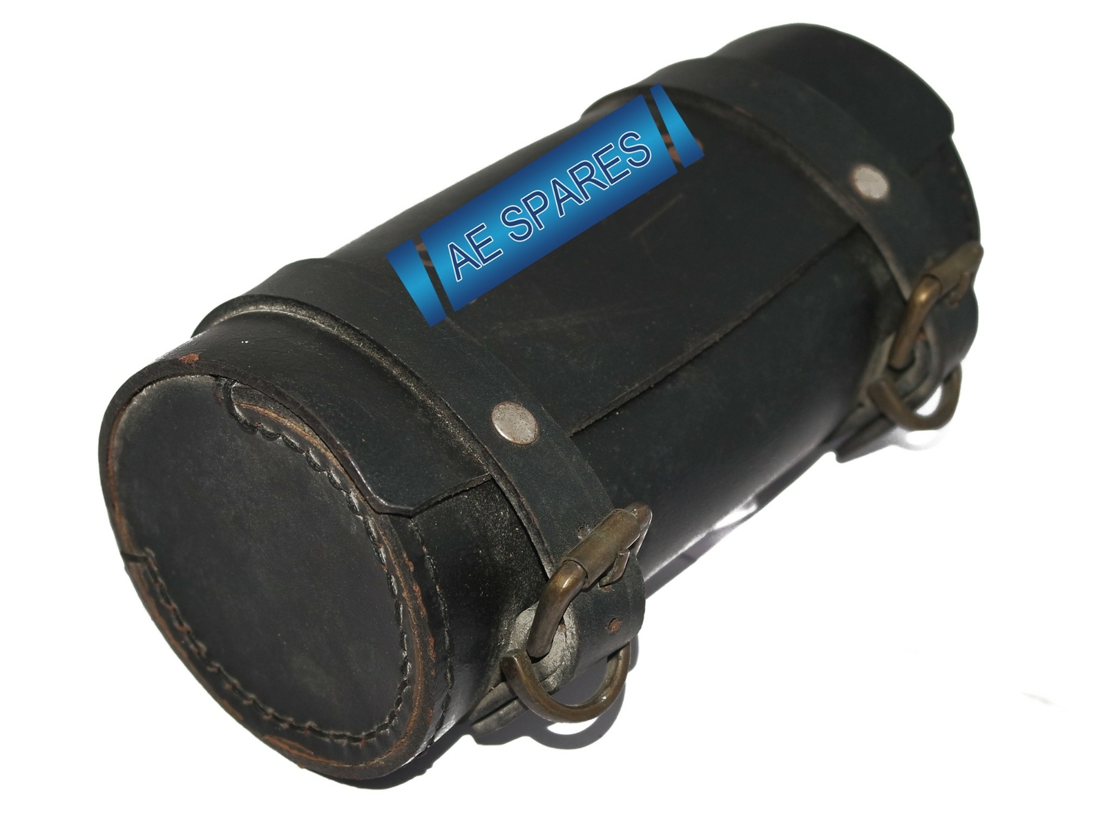 Universal Fork Bag For Matchless Tool Roll Round Motorcycle Saddlebag 
