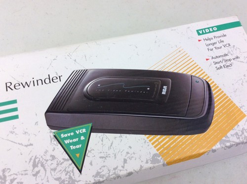 VHS Vintage RCA Video Cassette Rewinder Electric NEW