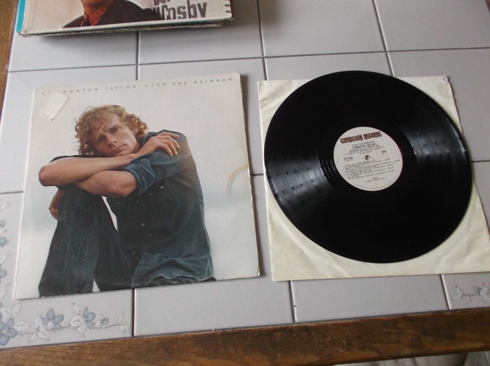 LIVINGSTON TAYLOR LP OVER THE RAINBOW 1973 CAPRICORN CP 0114