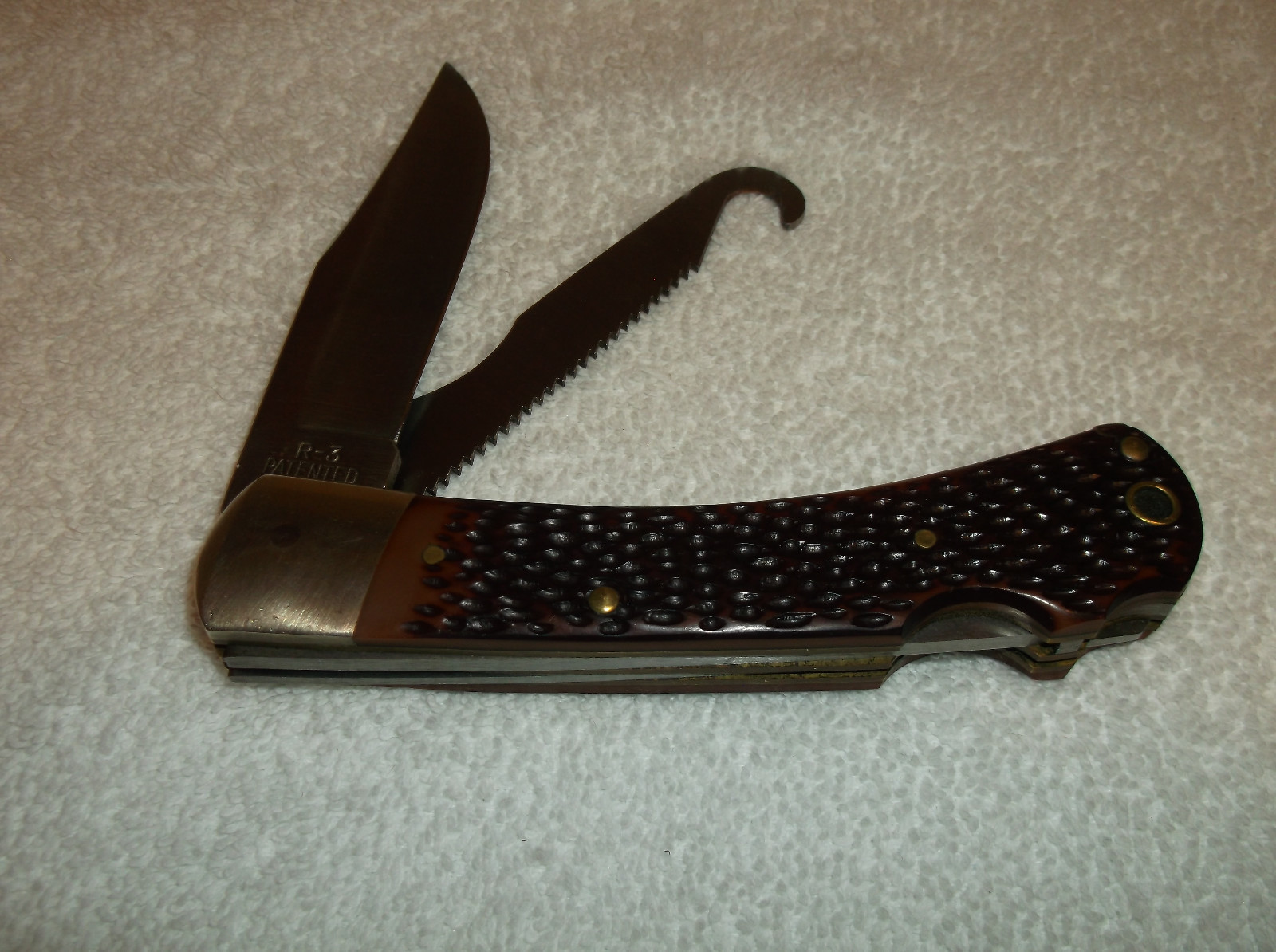 Remington UMC R-3 2 Blade Big Game Lock Blade Knife USA Made