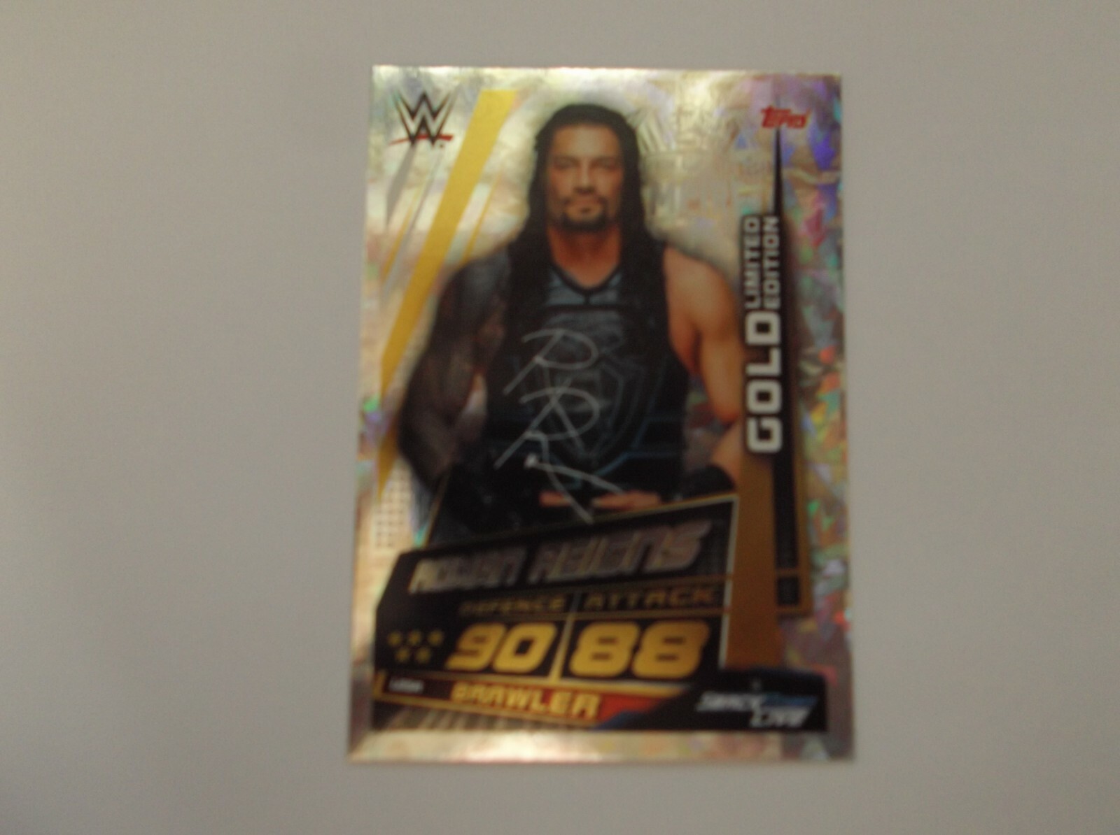 ロマンレインズ　サイン&レリックカード　44/50 TOPPS WWE ロマンレインズ サイン&レリックカード 44/50 TOPPS WWE