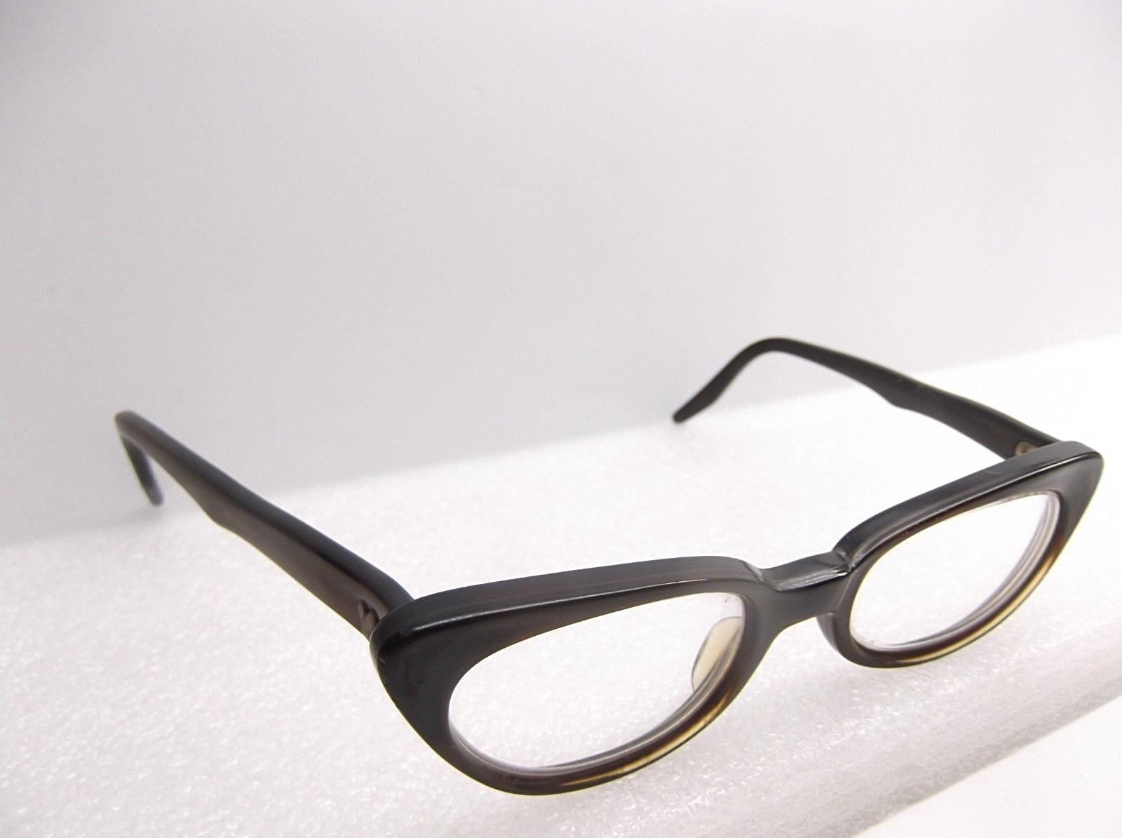 Vintage Cat Eye Eyeglasses WARD Pigtail Child Size 5 1/4 USA