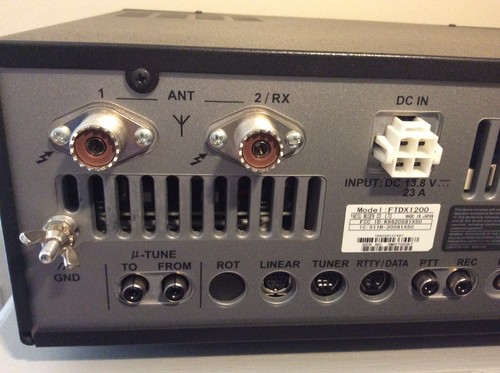 U4473 Used Yaesu FT-dx1200 100 watt HF Transceiver Extra Nice Ham Radio