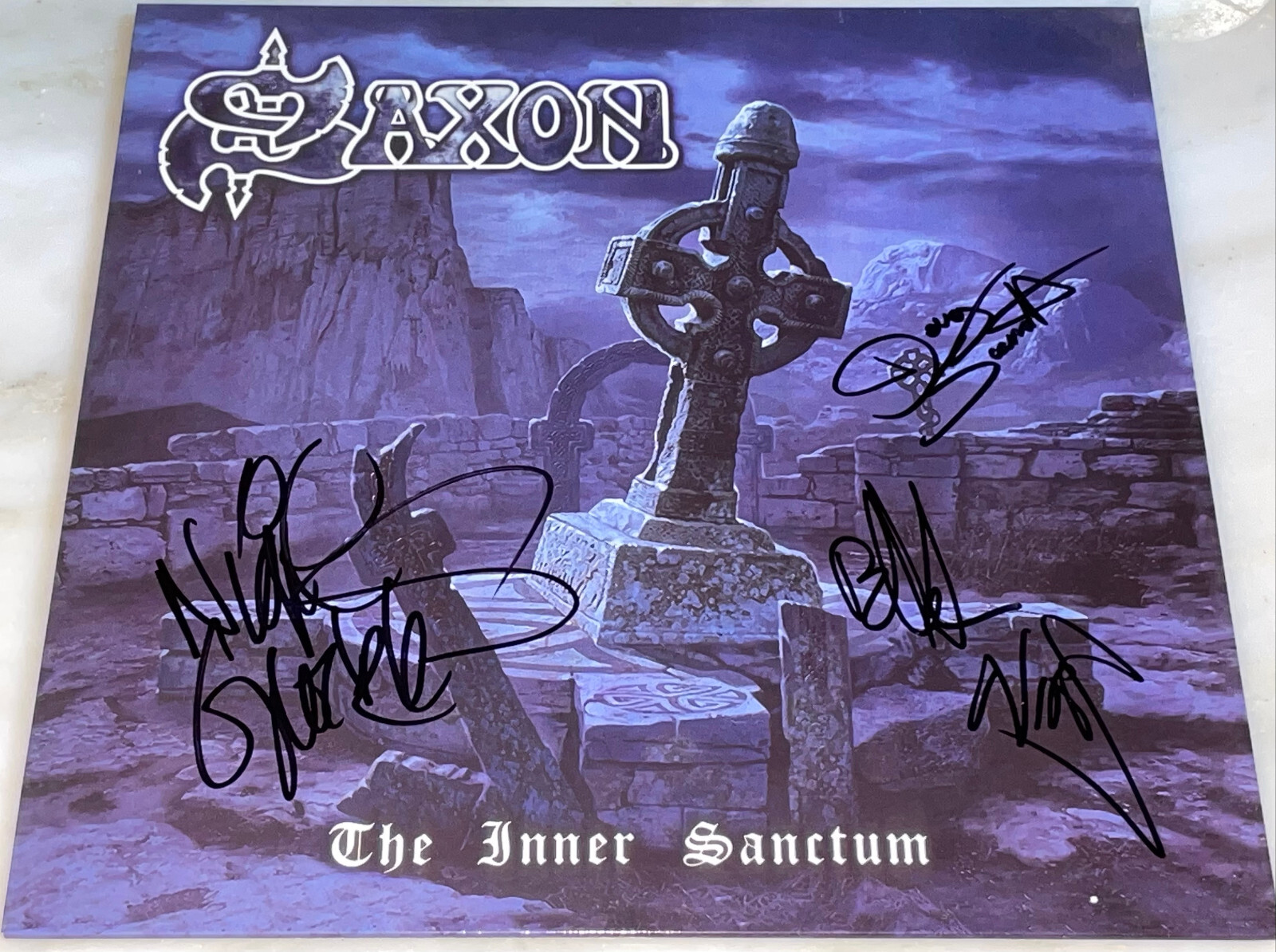 SAXON The Inner Sanctum RARE FULLY SIGNED ORIGINAL 2016