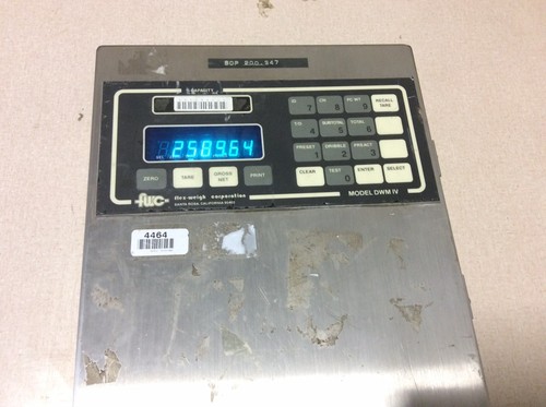 FWC Flex Weigh Digital Weight Meter Model #DWM-IV *Powers On*
