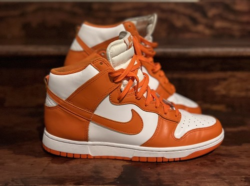 Nike Dunk High Syracuse Orange Blaze Size 10 Mens DD1399-101