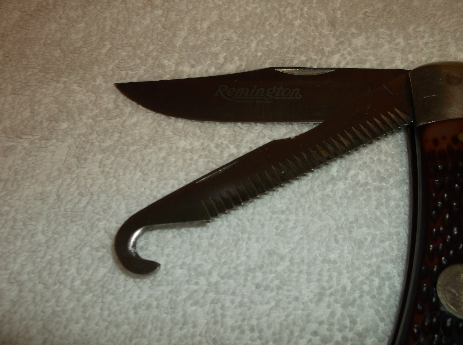 Remington UMC R-3 2 Blade Big Game Lock Blade Knife USA Made