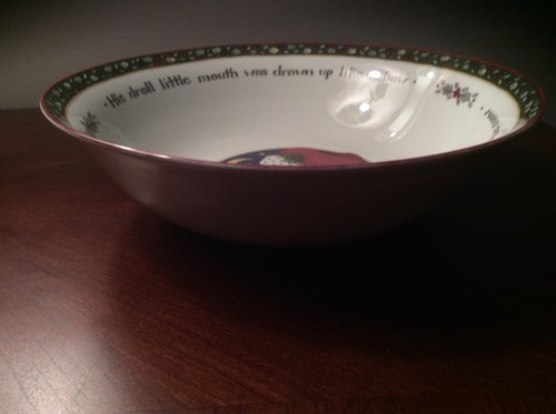 International China A Christmas Story ROUND VEGETABLE BOWL by Susan Winget
