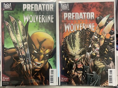 PREDATOR VS WOLVERINE 1 MCKONE CONNECTING SET NM