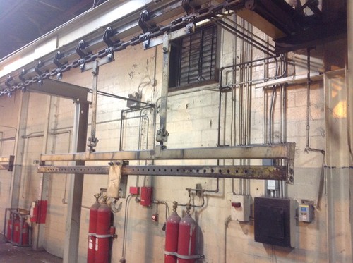 Industrial Paint Line Conveyor System