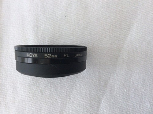 Vintage Hoya Split Ring 37-49-52mm PL Polarizer Lens