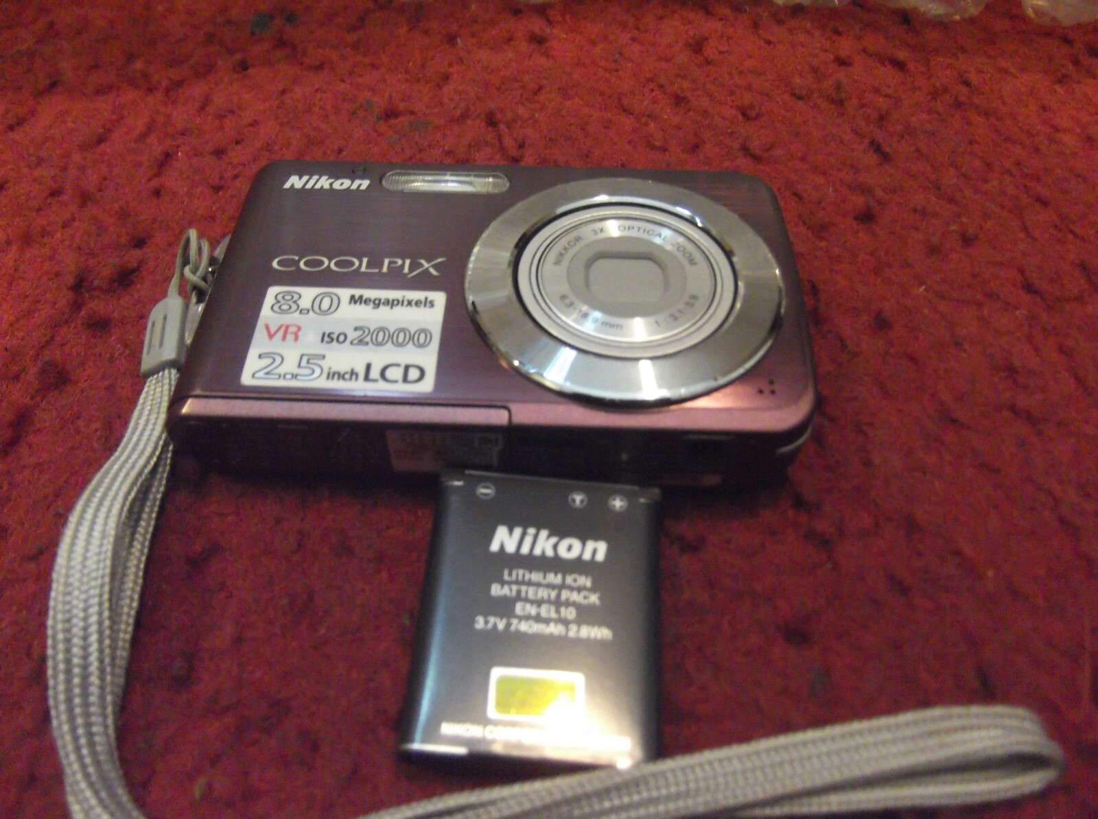 Nikon COOLPIX S210 8.0MP 3x Digital Camera - Plum | eBay Nikon COOLPIX S210 8.0MP 3x Digital Camera - Plum | eBay