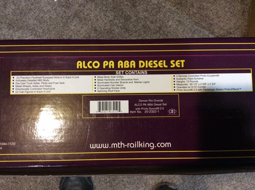 mth premier Denver Rio Grande Alco PA ABA Proto 2