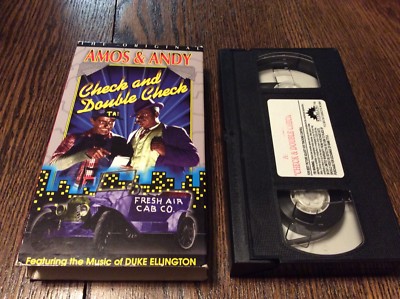 Check and Double Check (VHS, 1989) USED COMEDY 1931 B/W FREE US SHIPPING FUNNY