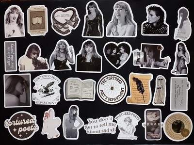 Taylor Swift TPD Stickers / The Tortured Poets Department Stickers Decal ,50pcs