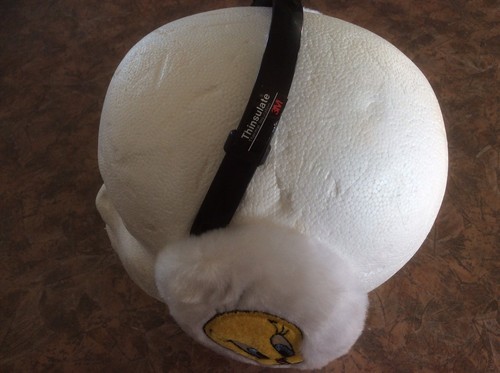 Looney Tunes TWEETY BIRD  Earmuffs Winter 3M Thinsulate Thermal Insulation