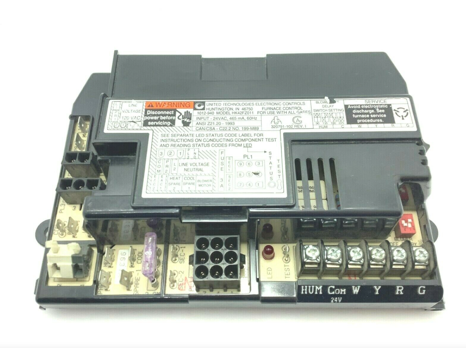 Circuit Control Board Carrier Bryant Payne Tested Working